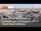 Estados Unidos x Irã: norte-americanos atacam pontes iranianas e país mira em bases militares