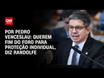 Querem fim do foro privilegiado para proteção individual, diz Randolfe Rodrigues | CNN 360º