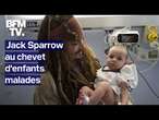 Jack Sparrow au chevet des enfants malades