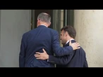 En images, Friedrich Merz fait ses débuts diplomatiques à Paris