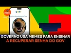Governo usa memes para ensinar a recuperar senha do GOV