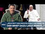 PAPST FRANZISKUS: Trotz gebessertem Gesundheitszustand wird der Rücktritt diskutiert!