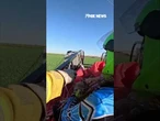 WATCH: Skydiver stuck mid-air over roadway #shorts #usa #us #viral #news