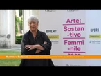 Premio "Arte: Sostantivo Femminile", Santeroni "Donne vanno sostenute"
