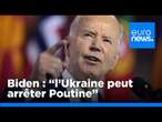 Sommet de l'OTAN : Joe Biden affirme que l'Ukraine arrêtera Poutine