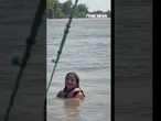 See ya later, alligator!: This is the bravest 12-year-old you'll ever meet #alligator #shorts #swim