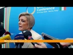 Ucraina, Calderone "Conferenza Roma guarda al futuro, focus su lavoro"