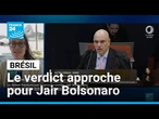 Brésil : l'heure du verdict approche pour Jair Bolsonaro • FRANCE 24