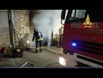 Calvi dell'Umbria, incendio nella notte distrugge un minimarket