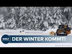 DER WINTER KOMMT: Schnee bis ins Flachland! - Sturm und Kälte rollen auf Deutschland zu | Das Wetter