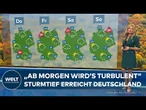 DEUTSCHLAND: „Es wird turbulent“ – Wetterumschwung im Anmarsch