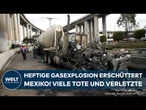SCHOCK IN MEXIKO: Gastanklaster explodiert auf Brücke! Mindestens vier Tote und viele Verletzte