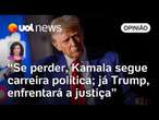 Eleição nos EUA: com julgamento marcado, Trump tem mais em jogo do que Kamala | Raquel Landim