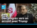 Moyen-Orient : l’Iran évoque des progrès significatifs vers un accord avec Washington