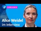 AfD-Kanzlerkandidatin Weidel im tagesthemen-Interview