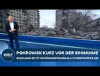 POKROWSK UNTER DAUERBESCHUSS: Stadt droht zu fallen – Das sagt Militärexperte Guido Schmidtke