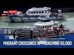 Watch the Port of Dover as small boat channel crossings expected to pass 50,000 under Labour