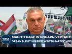 BUDAPEST: Orbán bleibt trotz Wahlniederlage an der Spitze! Fidesz-Parteitag ohne Gegenstimmen!