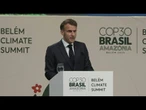 Macron pede em Belém que líderes ponham 'a ciência frente à ideologia' no tema climático | AFP