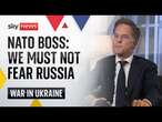 NATO 'should not listen to Russian threats' | Ukraine War