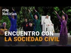 EL PAPA PRESIDE un ACTO con FIGURAS de la CULTURA, la EMPRESA y el DEPORTE en MADRID | RTVE Noticias
