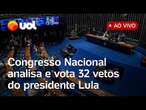 Saidinha de presos, apostas esportivas e mais: Parlamentares analisam 32 vetos do presidente Lula