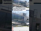 Jet bridge collapses at Santa Barbara Airport, injuring two maintenance workers