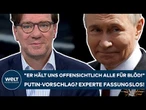 UKRAINE-KRIEG: "Er hält uns offensichtlich alle für blöd!" Putin-Vorschlag? Experte fassungslos!