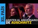 Los Reyes Felipe VI y Letizia asisten al homenaje a las víctimas del Holocausto por el 80º aniver...