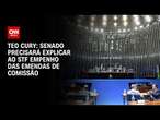 Teo Cury: Senado precisará explicar ao STF empenho das emendas de Comissão | LIVE CNN