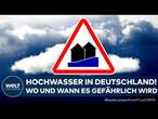 DEUTSCHLAND: Dauerregen-Chaos und Straßen unter Wasser – aktuelle Wetterlage während des Hochwassers