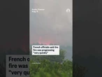 A wildfire in the Aude region of southern France has killed at least one person
