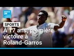 À 17 ans, Moïse Kouame remporte sa première victoire à Roland-Garros • FRANCE 24