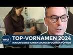 TOP BABYNAMEN 2024: Diese Namen bleiben unangefochten! Namensforscher erklärt das Ranking