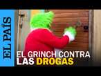 NAVIDAD |Un policía disfrazado del Grinch detiene a tres personas en un operativo antidrogas en Perú