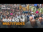 CIENTOS de MILES de JÓVENES, FAMILIAS y GENTE de TODAS las EDADES ACOMPAÑAN al PAPA en MADRID | RTVE