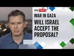 What does the Israel-Hamas proposal involve?