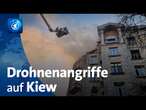 Krieg gegen die Ukraine: Erneut Drohnen- und Raketenangriffe