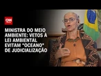 Lei ambiental: Vetos evitam “oceano” de judicialização, diz Maria Silva à CNN | CNN 360°
