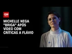 Michelle Bolsonaro apazigua relação com Flávio após vídeo com críticas a senador | HORA H