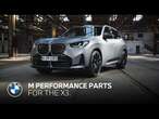 The BMW X3 M50 with BMW M Performance Parts.