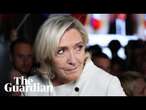 Le Pen speaks after French far-right loss: ‘It's unfortunate, we will lose another year'– video