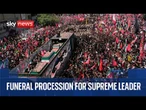 Funeral for Iran's former supreme leader continues