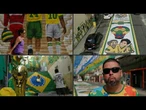 Torcedores pintam as ruas do Rio de Janeiro com as cores da seleção | AFP