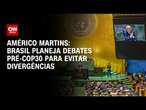 Américo Martins: Brasil planeja debates pré-Cop30 para evitar divergências | CNN NOVO DIA