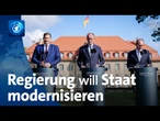 Abschluss Klausurtagung: Koalition will schnellen, digitalen und handlungsfähigen Staat