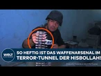 LIBANON: Reporter zeigt Unglaubliches Waffenarsenal im Terror-Tunnel der Hisbollah!