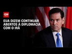 “EUA sempre permanecem abertos a uma solução diplomática com o Irã”, diz Marco Rubio | CNN 360°