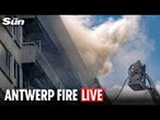 LIVE: Belgian police investigate Antwerp apartment blaze as five confirmed dead