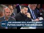 JAHRESTAG IM KRIEG: „Die Ukraine soll kapitulieren“ – Putins harte Forderungen sorgen für Entsetzen